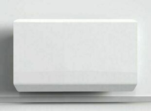 Radiateur à inertie pierre DUNE - 1500W blanc - L.85 x H.7,5 x P.45cm - Gedimat.fr
