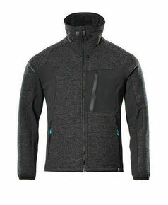 Veste tricot zipp avec membrane kaki/noir - Taille S - Gedimat.fr