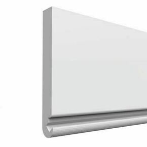 Planche de rive PVC BULLNOSE Ep.16mm larg.225mm Long.5m blanc - Gedimat.fr