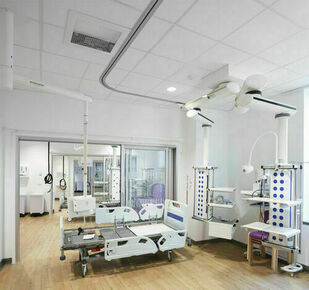 Dalle de plafond MEDICARE STANDARD bords A15/24 blanc - 1200x600x12mm - Gedimat.fr