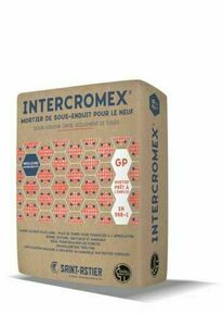 Mortier INTERCROMEX gris - sac de 25kg - Gedimat.fr