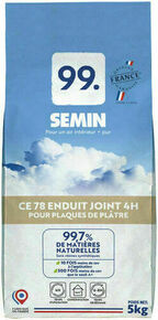 Enduit pour joint de plaque de pltre SEMIN 99 CE 78 4H - sac de 5kg - Gedimat.fr