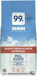 Enduit de rebouchage intrieur SEMIN 99 - sac de 5kg - Gedimat.fr