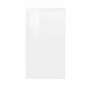 Faade de cuisine ARTIKA 1 porte laqu blanc brillant B01/B27/B18/H01/H15 - H.71,5 x l.40 cm - Gedimat.fr