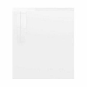 Façade de cuisine ARTIKA 1 porte laqué blanc brillant B06/H09 - H.71,5 x l.60cm - Gedimat.fr