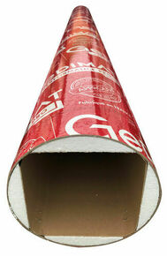 Tube de coffrage en carton carré angles chanfrainés - 20x20 L.4m GEDIMAT PERFORMANCE PRO - Gedimat.fr