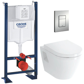 Pack WC INTEGRA RAPID SL avec bti support et cuvette - Gedimat.fr