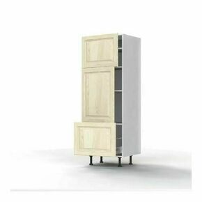 Kit façade de cuisine ALPINE 2 portes + 1 tiroir pin clair brut C02 - H.156,6 x l.60cm - Gedimat.fr