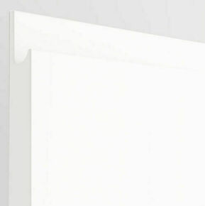 Kit façade de cuisine ARTIKA 1 porte + 1 abattant + 1 bandeau four + micro-ondes laqué blanc brillant C18 - l.60cm - Gedimat.fr