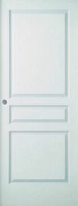 Porte coulissante postforme SEVIAC  peindre - 204x93 cm - serrure  condamnation - Gedimat.fr