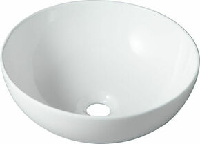 Vasque  poser TABIA  38 cm H14 cm - blanc - Gedimat.fr