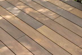 Lame de terrasse ATMOSPHERE bois composite co-extrude - 23 x 138 mm L.4 m - nuances ip - Gedimat.fr