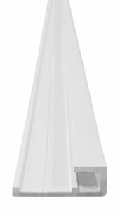 Profile de finition PREPANEL 2,10 m - blanc - Gedimat.fr