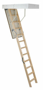 Escalier escamotable MC-STEP bois - trmie 140 x 70 cm - Gedimat.fr