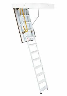 Escalier escamotable STEEL mtal - trmie 140 x 70 cm - Gedimat.fr