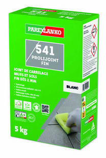 Joint de carrelage mur et sol 541 PROLIJOINT FIN - sac de 5 kg - blanc - Gedimat.fr