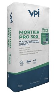 Mortier bas carbone PRO 300 - seau de 25 kg - Gedimat.fr