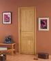Bloc-porte ROCHEFORT en chêne de France rustique huisserie 72x50mm haut.2,04m larg.73cm droit poussant - Gedimat.fr