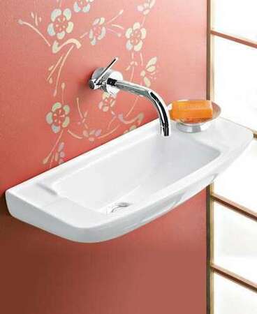 Lave-mains ELFE IDEAL STANDARD en porcelaine larg.23,5cm long.50cm blanc - Gedimat.fr