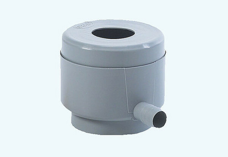 Collecteur d'eau de pluie filtrant éco diamètre prédécoupé 80/100mm coloris gris - Gedimat.fr