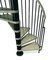 Escalier hélicoïdal kit KLAN acier/bois diam.1,40m haut.2,53/3,06m finition noir/bois clair - Gedimat.fr