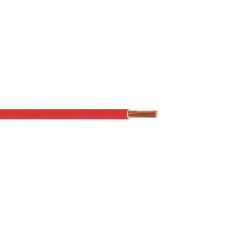 Câble électrique unifilaire cuivre H07VU section 6mm² coloris rouge en bobine de 10m - Gedimat.fr