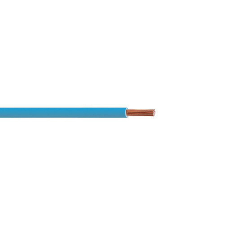 Câble électrique unifilaire cuivre H07VU section 6mm² coloris bleu en bobine de 10m - Gedimat.fr
