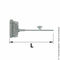 Ferme-porte ajustable gris - 240mm - Gedimat.fr