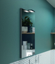 Miroir SUCCES cadre aluminium Haut.74cm larg.40cm - Gedimat.fr
