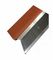 Bande de rive zinc/plomb pliss p.0,65mm long.2m larg.20cm coloris rouge - Gedimat.fr