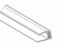 Profil de finition d'extrmit clipable incense grey - 2600x20x10mm. - Gedimat.fr