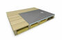 Receveur de douche  carreler FUNDO LIGNO - 90x90cm Ep.20mm - Gedimat.fr