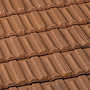 Tuile à douille MARSEILLE diam.120mm coloris brun rustique - Gedimat.fr