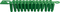 Cheville universelle  collerette en polypropylne SIMPLEX diam.8mm long.30mm vert bote de 100 pices - Gedimat.fr