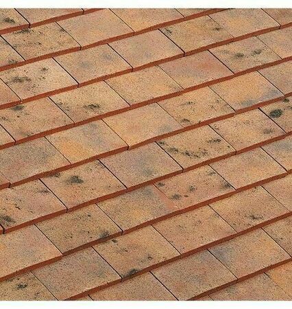 Demi-tuile PLATE PRESSEE 17x27 coloris terre de Beauce - Gedimat.fr