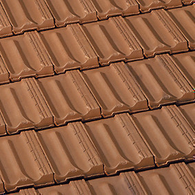 Tuile à douille MARSEILLE diam.120mm coloris brun rustique - Gedimat.fr