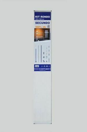 Kit RONDO+SECUNDO rampe et garde-corps aluminium long.1,00 m - Gedimat.fr