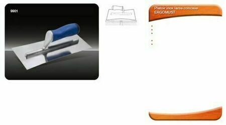 Platoir inox concave - 114x280mm - Gedimat.fr