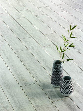 Sol stratifié SOLID MEDIUM ép.12mm larg.122x long.1286mm chêne Chêne polaire - Gedimat.fr