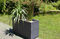 Jardinire muret rectangle GRAPHIT - 99,5 x 39,5 x 60 cm -  gris anthracite - Gedimat.fr