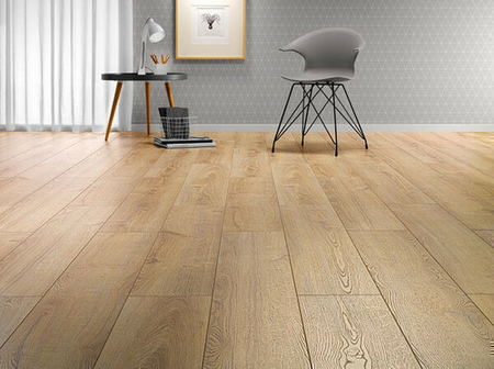 Sol stratifié SOLID MEDIUM lames Long.1286mm larg.122mm ép.12mm coloris Sunset - Gedimat.fr