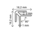 Profil d'angle rentrant/sortant alu p.3 mm - 122 cm - Gedimat.fr