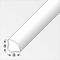 Quart de rond PVC adhésif blanc - D14mm 2,50m - Gedimat.fr