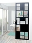 Cloison acier noir ép.25mm larg.880mm haut.2430mm décor cubiste - Gedimat.fr