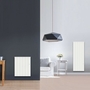 Radiateur Connecté à inertie réfractite MANON modèle Horizontal coloris Blanc 1500W CHAUFELEC - Gedimat.fr