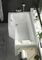 Baignoire bain-douche ACARDA gauche avec tablier blanc 193L - 170x90cm - Gedimat.fr