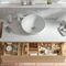 Ensemble meuble MOMENT frêne 1 tiroir + plan vasque - 45x60x36cm - Gedimat.fr