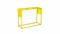 Podium TRIPOT - 97 x 75 x 35 cm - jaune citron - Gedimat.fr