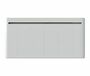 Radiateur inertie fonte KEOPS - 2000W blanc - L.115 x H.11,2 x P.58,5cm - Gedimat.fr