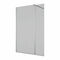Porte de douche pivotante WALK-IN EASY 180 verre 8mm gris avec profils chroms - Haut.200cm - Gedimat.fr